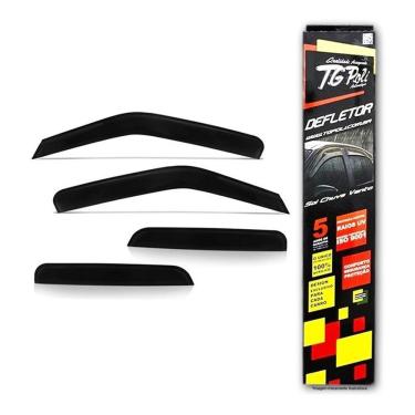 Imagem de Kit Calha De Chuva Defletor 4 Portas Carros Onix Plus 19/22