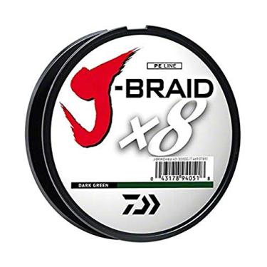 Imagem de Daiwa J-BRAID GRAND 8X 300YDS SPOOL DE ENCHIMENTO VERDE ESCURO