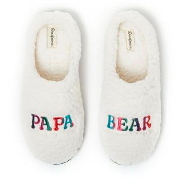 Imagem de Dearfoams Presente de Natal masculino para pai, avô, pijama combinando para a família, papai urso, Branco, 13-14