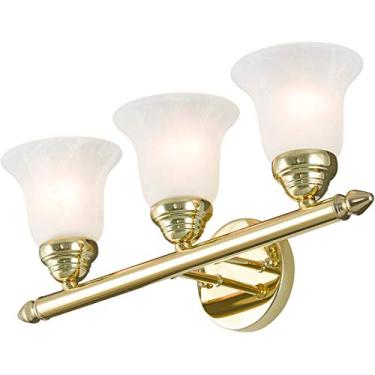Imagem de Livex Lighting 1063-02 Neptune 3 luzes de banho de latão polido