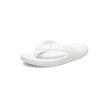 Imagem de Crocs Chinelo unissex adulto clássico 2.0, sandálias para mulheres e homens, Branco, 38