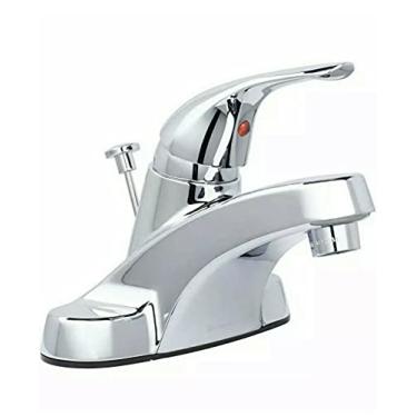 Imagem de GLACIER BAY Aragon 1002 226 981 10 cm Torneira de banheiro de arco baixo / Acabamento cromado/Exclusivo ClickInstall Dreno para rápido