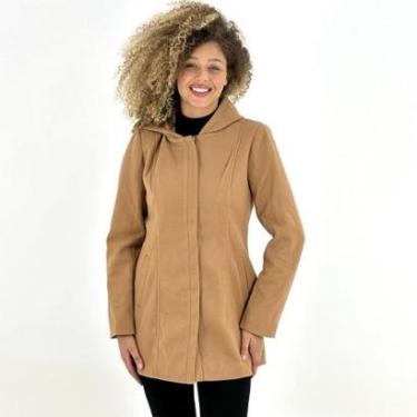 Imagem de Casaco Facinelli Médio com Capuz Feminino-Feminino
