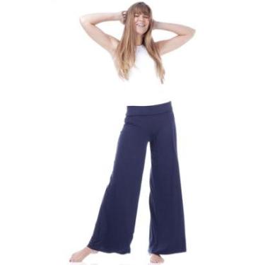 Imagem de Calça Pantalona Amazonia Vital Malha Com Cós Dobrado Feminina-Feminino