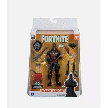Imagem de Boneco do Cavaleiro Negro da Série Lendária Fortnite de 15 cm e acessórios