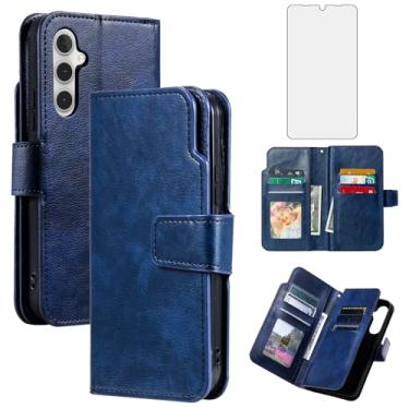 Imagem de Asuwish Capa de telefone para Samsung Galaxy A05s/A05 capa carteira com protetor de tela de vidro temperado flip porta-cartão de crédito com suporte bolsa fólio bolso celular TPU celular Ao5s Ao5 A