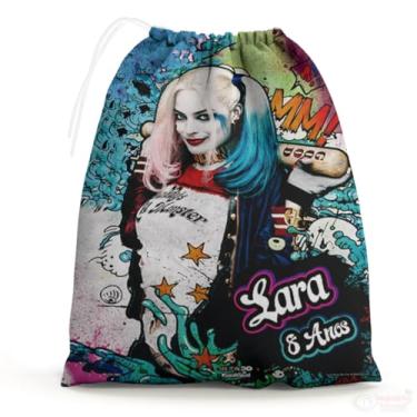 Imagem de Sacolinhas Surpresa Personalizada Tecido Arlequina Adulta (Sacolinhas 15x20, Unidades, 40)
