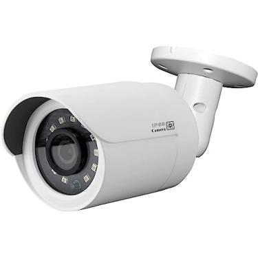 Imagem de Real HD Câmera externa PoE IP Bullet de 4 MP, ângulo amplo de 2,8 mm, H.265, IP66 à prova de intempéries, compatível com Uniview NVR