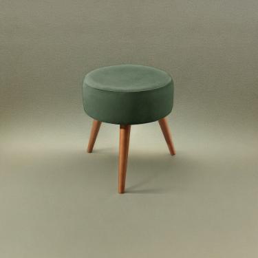 Imagem de Puff Banqueta em Madeira Maciça Lippe Verde