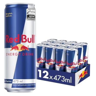 Imagem de Pack de 12 Latas Red Bull Energético, Energy Drink, 473 ml