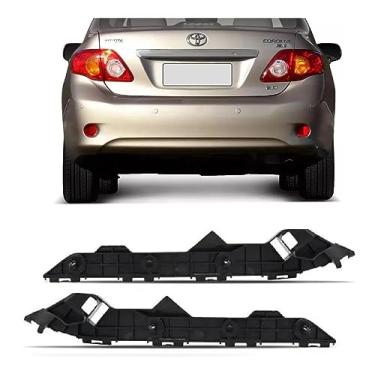 Imagem de Universo Car, Suporte Guia Parachoque Traseiro Corolla 2008 2009 2010 2011 2012 2013 2014 Lado:Esquerdo