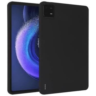 Imagem de Capa para tablet Samsung Galaxy TAB A9 Plus A9+ S7 S8 S9 FE A8 10,5 Sm-X200 S6 Lite 2024 A7 10.4 SM-T500 A7 Lite T220 Capa Funda (preta, para Tab A9 Plus 11 polegadas)