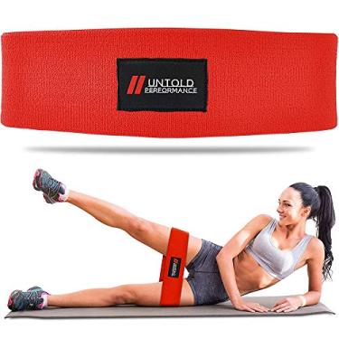 Imagem de (Vermelho - Pesado) - Banda de Hip de Alta Resistencia Construir e Ativar Gluteos, Quadris, Tendoes, Quadris e Bunda Halterofilismo, musculacao, powerlifting, cross fit training e yoga para homens e mulheres