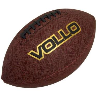 Imagem de Bola De Futebol Americano Vollo Vf001 Pvc Marrom