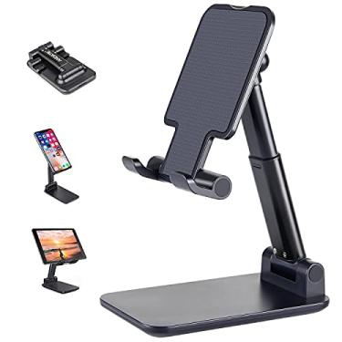 Imagem de ANDATE Suporte para Celular, Suporte Ajustável em Altura e Ângulo para Mesa, Compatível com Todos os Smartphones e Tablets de 4 a 10,5 Polegadas