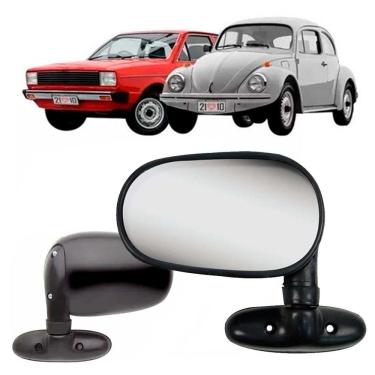 Imagem de Par Retrovisores Externo Universal Preto Ld Le Tipo Renov