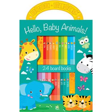 Imagem de Hello Baby Animals 24 Board Book Block Set - PI Kids