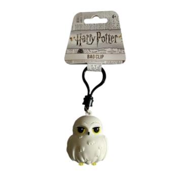 Imagem de Harry Potter Kawaii Hedwig Owl 3D Foam Key Ring Key Accessory,Multi-colored,3"