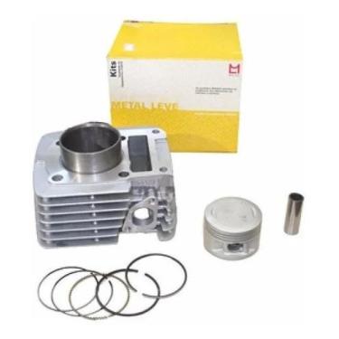 Imagem de Kit Cilindro Pistão Anel Ybr/xtz/factor 125 Metal Leve K9114, Amarelo