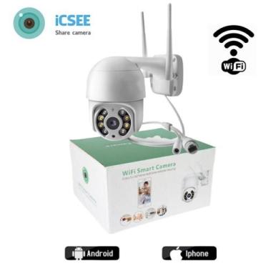 Imagem de Camera Externa de Segurança A8 Visão Panorâmica Wife App Icsse Rotação