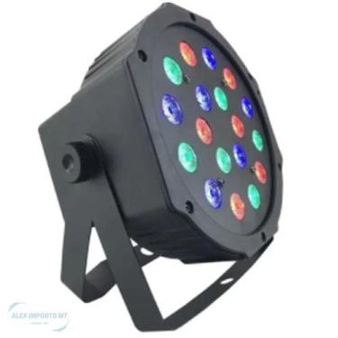 Imagem de Canhão 18 Leds Rgb Dmx Jogo De Luz Para Casa De Festa - A.R Variedades