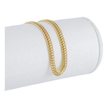 Imagem de Pulseira Feminina Lacraia 3.9 16 Cm Ouro 18k Pulso Fino - JOIE JOIAS F