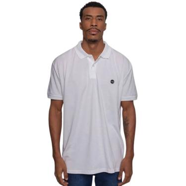 Imagem de Camisa Polo Plus Size Masculina Fatal Piquet Branca 29547