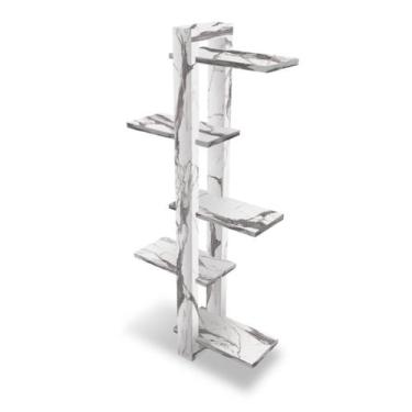 Imagem de Prateleira Vertical em MDF para Decoração Nicho Namíbia Vulcano - Genu