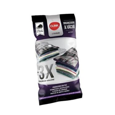 Imagem de Saco Organizador A Vácuo 60X80 Cm A Prova De Humidade E Mofo - Clink