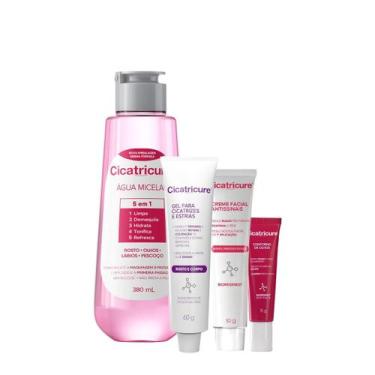 Imagem de Kit Cicatricure Anti-Idade Estrias Demaquilante (4 produtos)