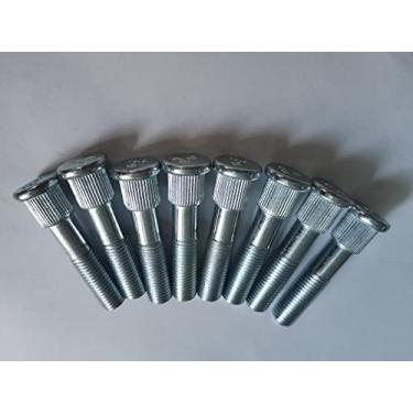 Imagem de SHULIY 8 peças (M10*1,25 * 58) Grau 12,9 Parafuso de parafuso de roda dianteira traseira 7518671 Substituição para Polaris Sportsman 550 850 1000 XP Scrambler ATV 2009-2023