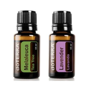 Imagem de Kit óleos essencias doTERRA 1 óleo Lavanda 15ML + 1 óleo essencial Mel