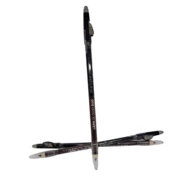 Imagem de Lápis de Olho Duo Preto e Marron com Apontador Mia Make