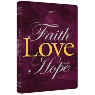 Imagem de Biblia King James 1611 - Ultrafina Lettering Bible Faith Hope