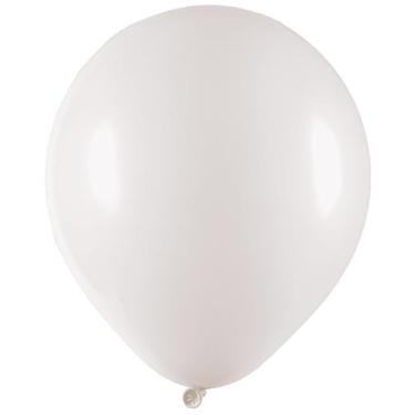 Imagem de BALAO LISO REDONDO - PIC PIC Nº 09 - BRANCO - Pacote com 50 unidades