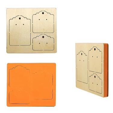 Imagem de David Angie Molde de corte de madeira de couro para cartão de papel, molde de faca DIY, adequado para máquina de corte Sizz Big Shot (A)