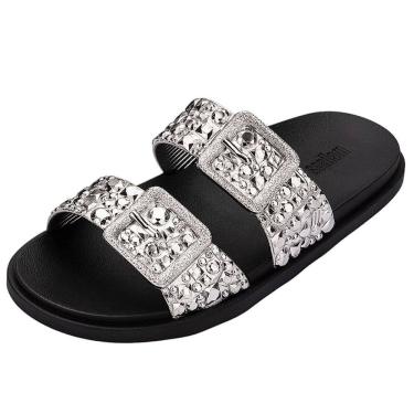 Imagem de Chinelo Feminino Slide Facil Calce Brilho Melissa Lust 35743