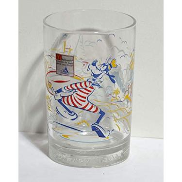 Imagem de Caneca de vidro Walt Disney World Epcot 25th Anniversary Remember the Magic with Goofy Collectors Blizzard Deach Typhoon Lagoon 13 cm de altura por 8,5 cm de diâmetro