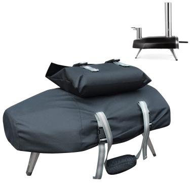 Imagem de TOHONFOO Capa para Forno de Pizza para Forno de Pizza Ooni Fyra 12, Resistente, À Prova D'Água, Tecido Oxford 600D, Uso Externo, Portátil, Acessórios de Cobertura para Transporte de Forno de Pizza