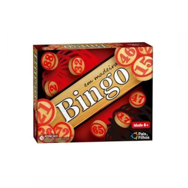 Imagem de Jogo Bingo Peças Em Madeira Super Jogos - Pais & Filhos