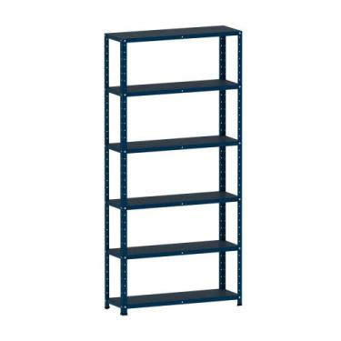 Imagem de Estante Montável de Aço Com 06 Prateleiras Com Reforço Pandin 1,95 X 0