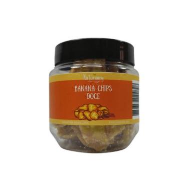 Imagem de Chips de banana doce açucar e canela 45g Naturaney