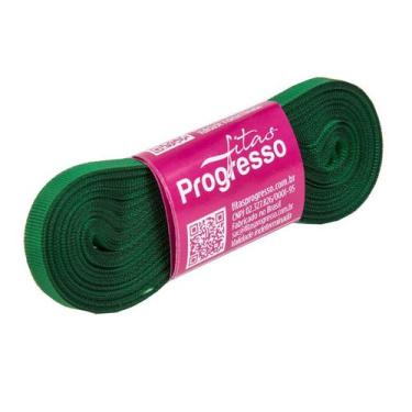 Imagem de Fita Gorgurão Progresso 7mm nº1 - 10m Cor 217 Verde Bandeira - 01 unid