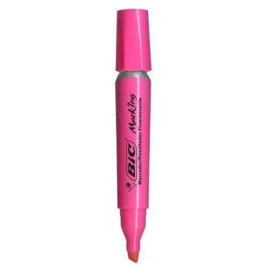 Imagem de Marca Texto Bic Fluorescente Rosa Embalagem 1 Un