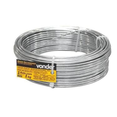 Imagem de Arame galvanizado comercial bwg 14 2,11mm vonder - TEK BOND