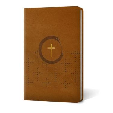 Imagem de Livro - Biblia Nvi Slim Marrom Cruz, 1, 13.6 x 21