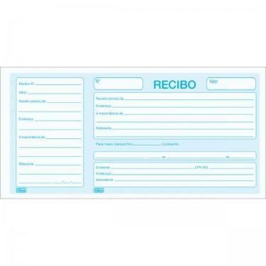 Imagem de Recibo Comercial com Canhoto 100 Folhas - Tilibra