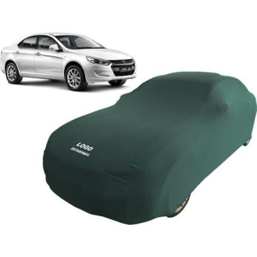 Imagem de Capa De Tecido Para Proteção Do Carro Jac J5 - Mz, Verde