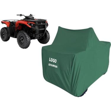 Imagem de Capa Quadriciclo Can-Am Outlander 500 2WS De Tecido Helanca - Mz, Verd