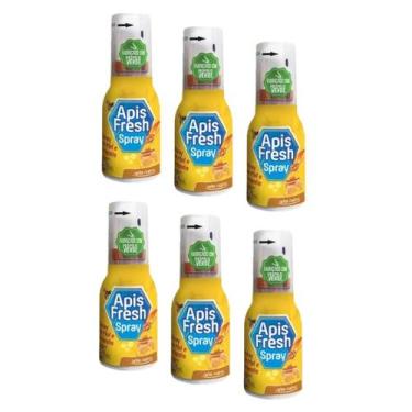 Imagem de Kit 6 Spray Mel E Própolis 35ml Apis Fresh - Arte Nativa